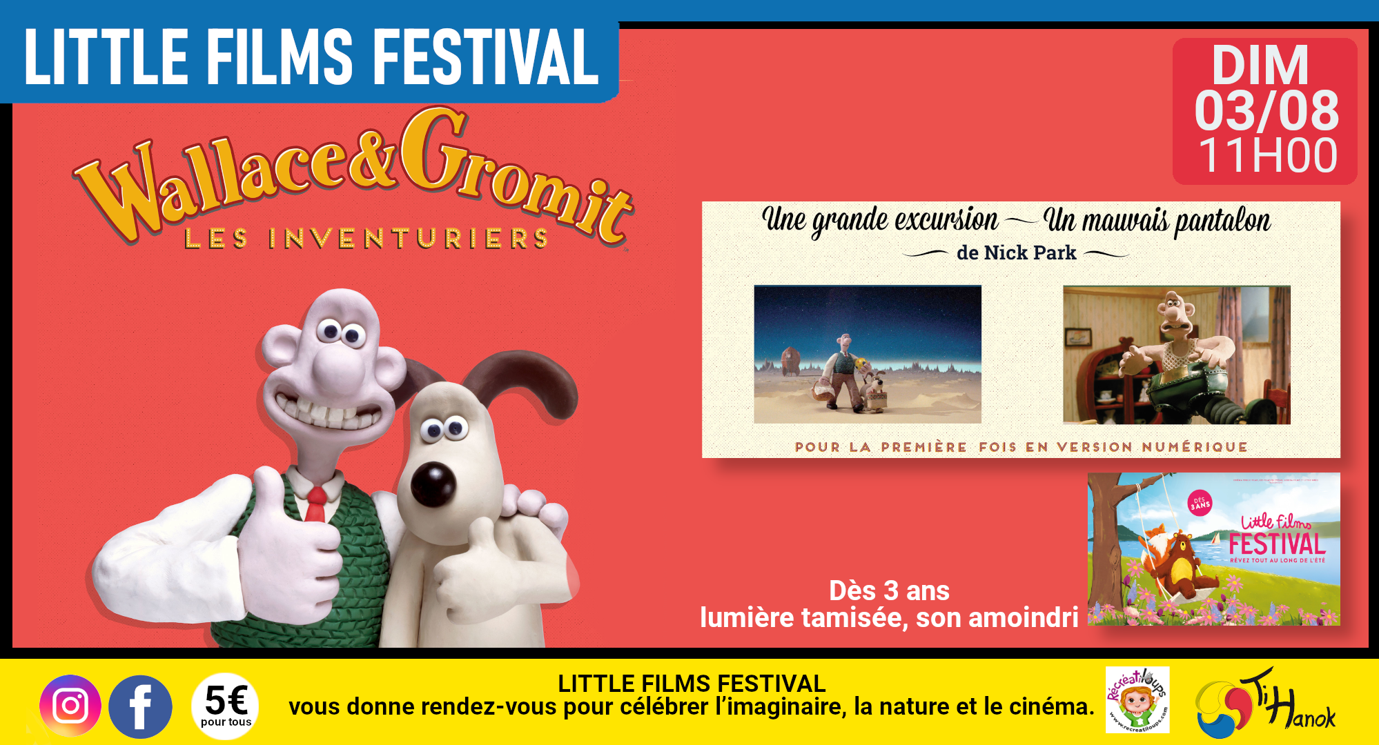 Little films festival : Wallace & Gromit, les inventuriers