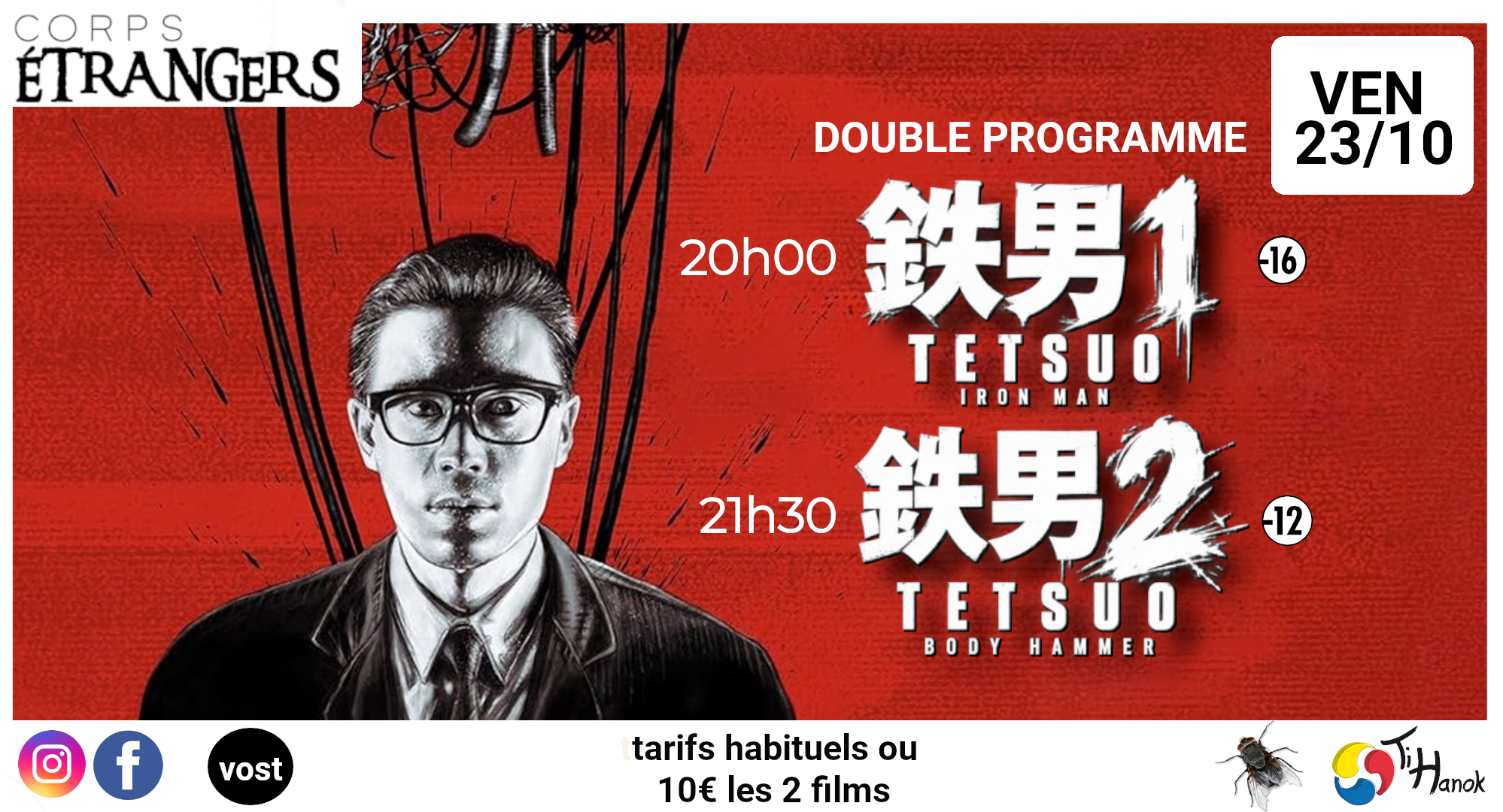 Corps étrangers : Tetsuo 1 & 2