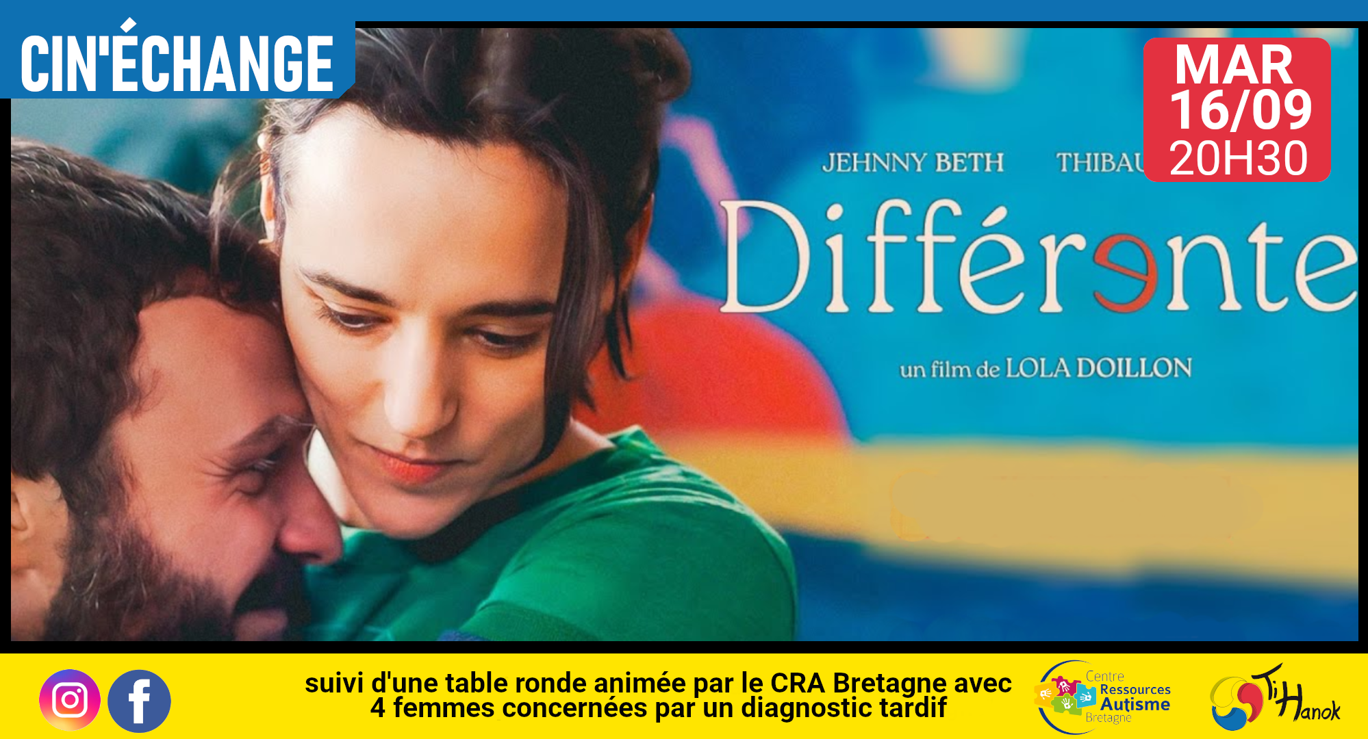 Soirée autour de l'autisme avec "Différente"