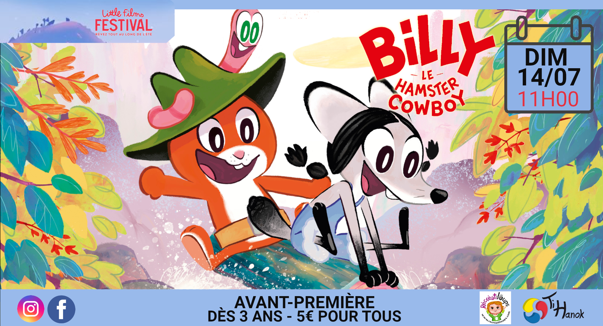 Little film festival : Billy le hamster cowboy