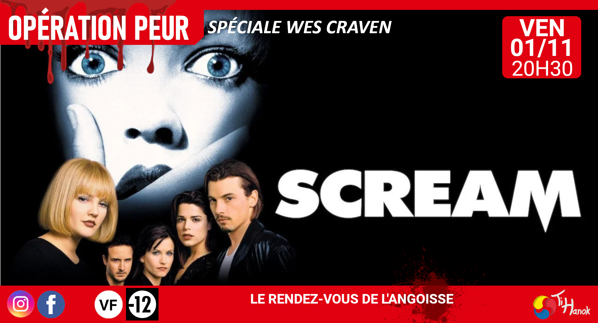 Soirée Halloween : "Scream"