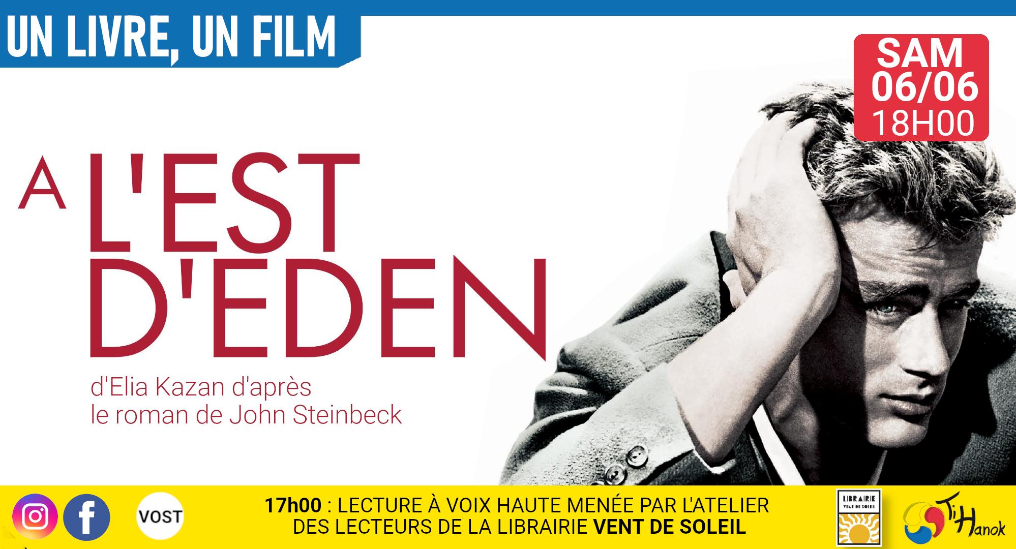Un livre, un film : "A l'est d'Eden"