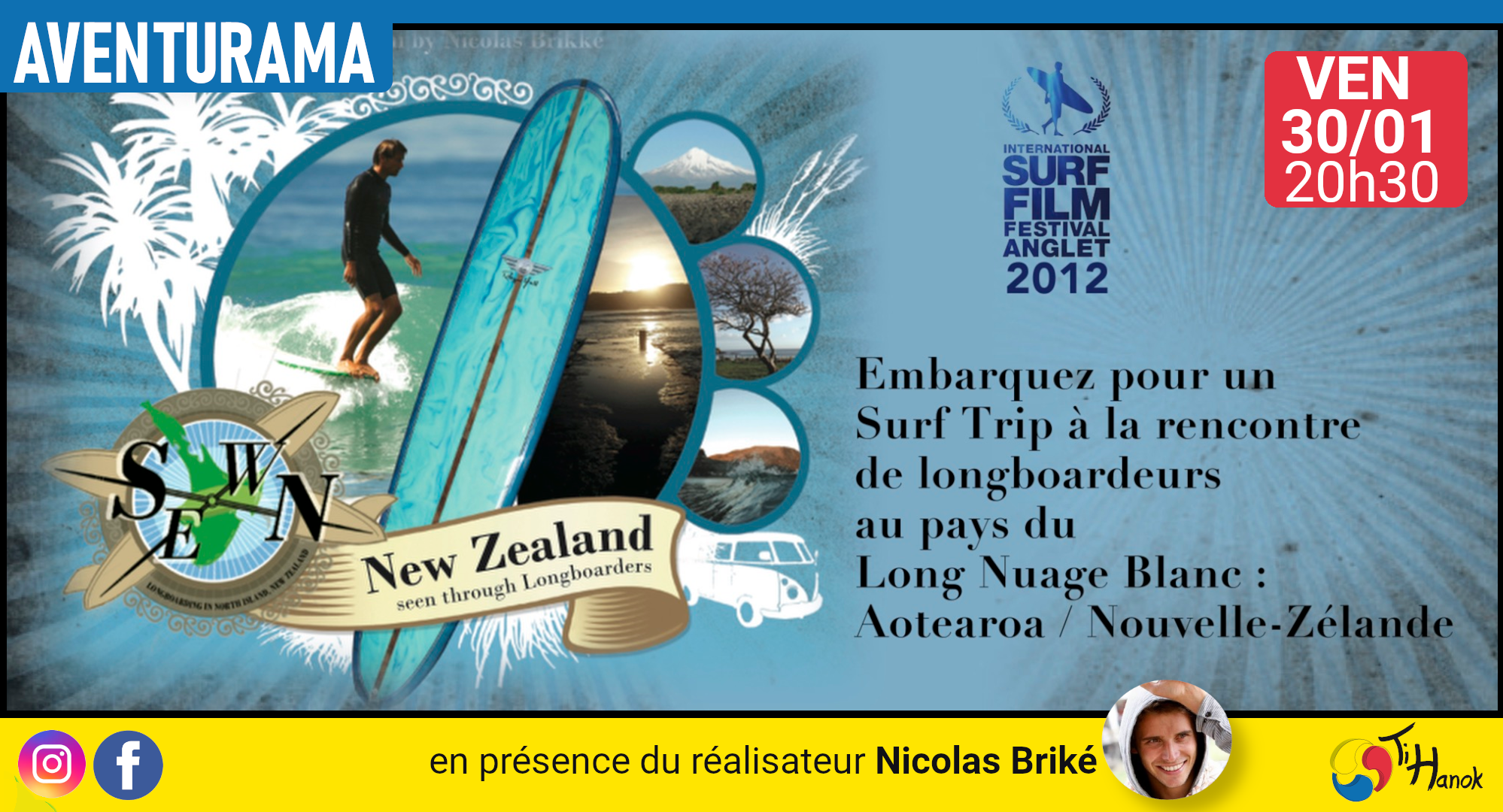 SEWN - LA NOUVELLE ZELANDE VUE PAR DES LONGBOARDEURS