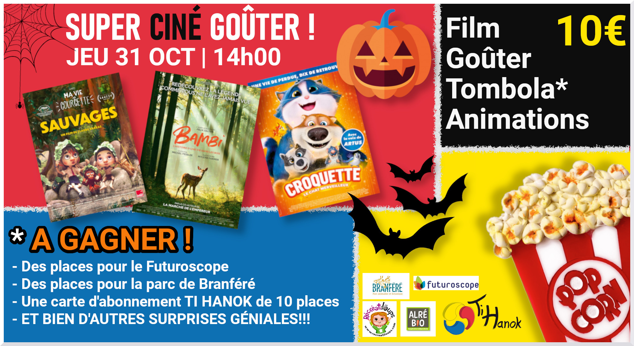 Ciné-goûter spécial "Halloween"