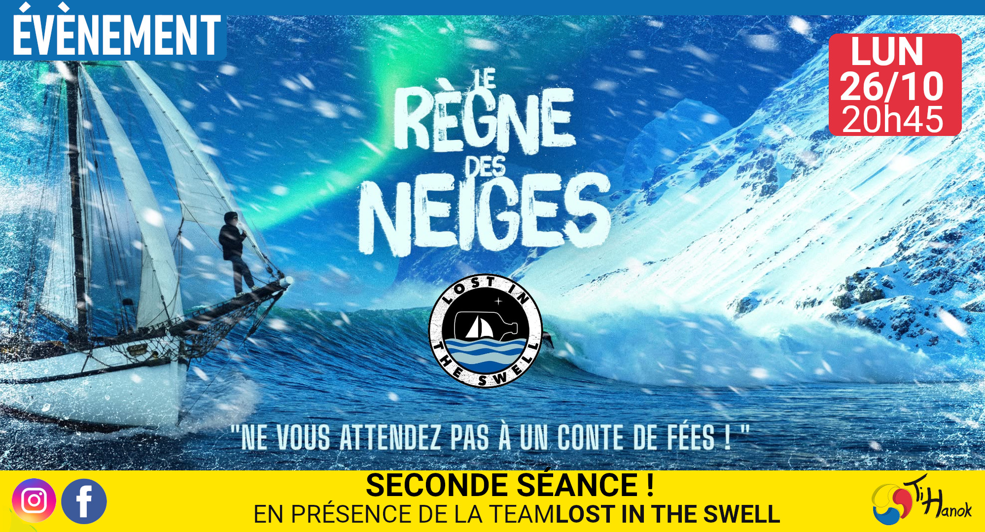 "Le règne des neiges" par l'équipe des "Lost in the swell"