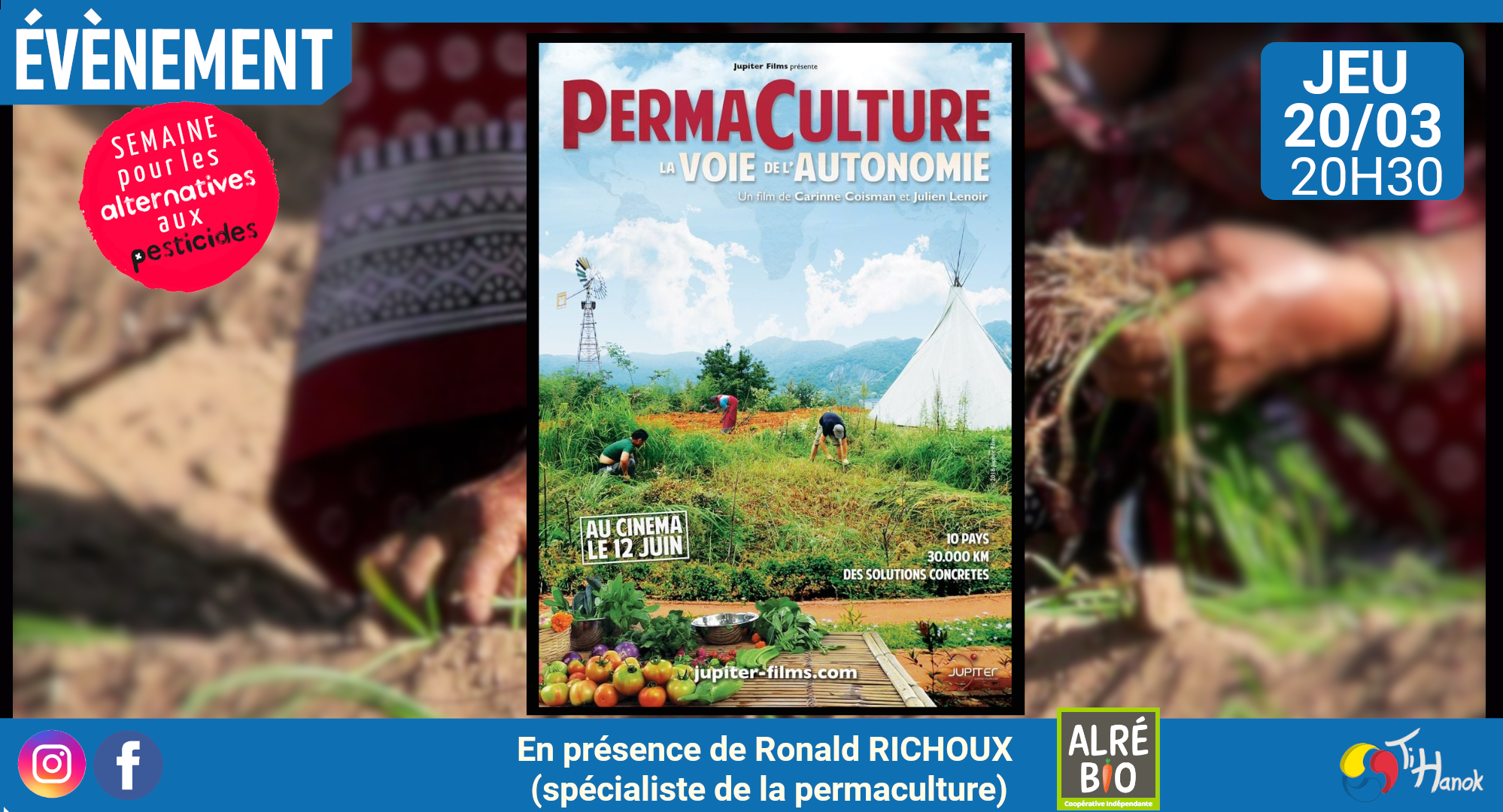 Semaine pour les alternatives aux pesticides : "Permaculture, la voie de l'Autonomie"