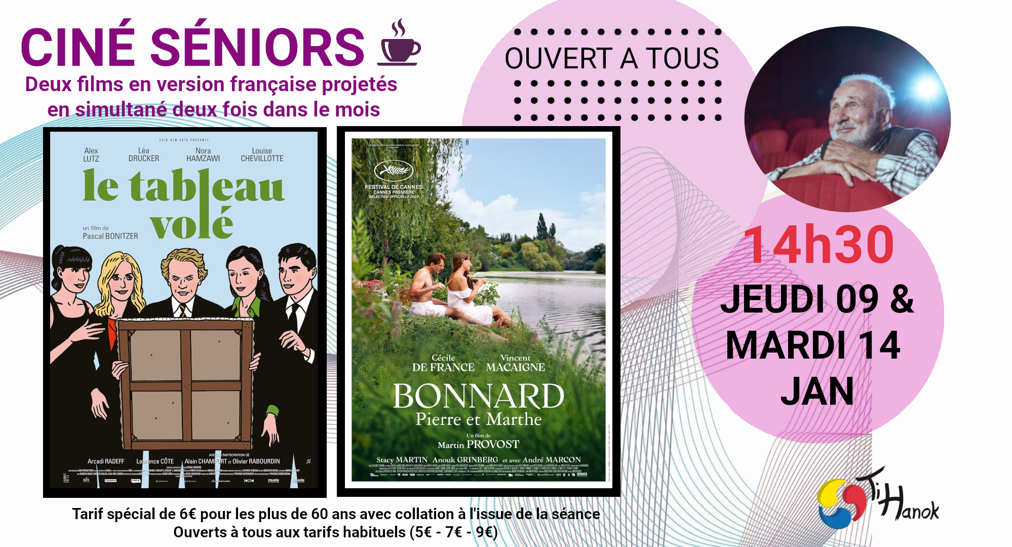 Cinéseniors janvier