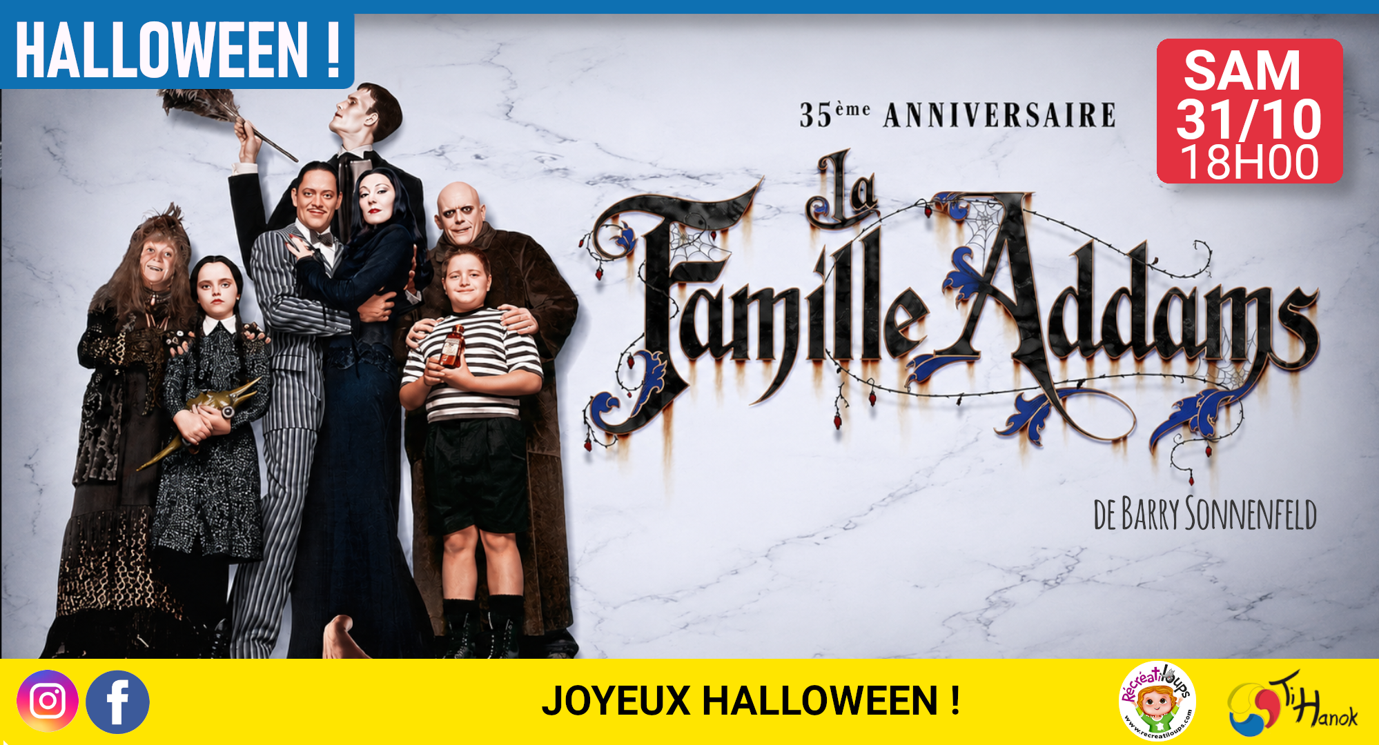 Halloween : "La famille Addams"
