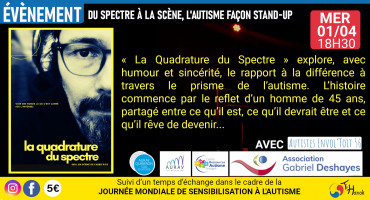 Spectacle de stand-up sur l'autisme