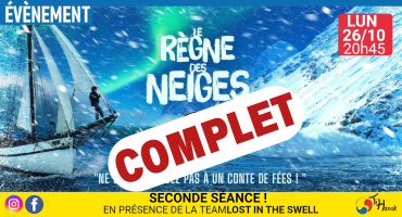 "Le règne des neiges" par l'équipe des "Lost in the swell"