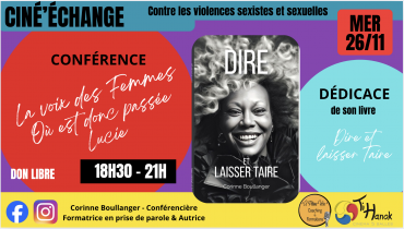 Conférence de Corinne Boulanger