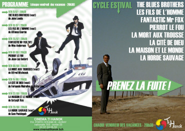 Cycle "Prenez la fuite!" - Récap recto Cycle "Prenez la fuite!" - Récap recto