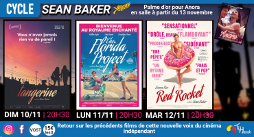 Cycle "Sean Baker", réalisateur de la Palme d'Or 2024 "Anora"