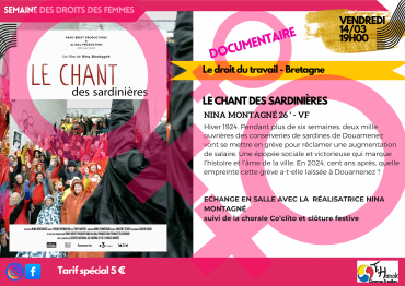 Semaine des droits des femmes - "Le chant des sardinières"