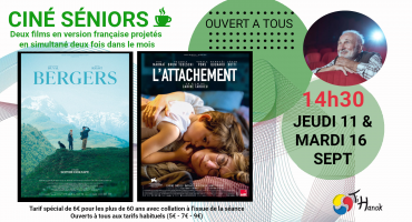 Cinéseniors septembre 2025 Cinéseniors septembre 2025
