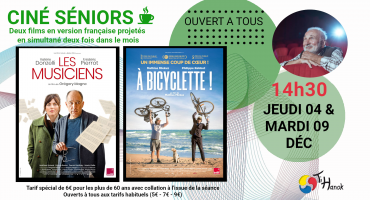 Cinéseniors décembre 2025 Cinéseniors décembre 2025