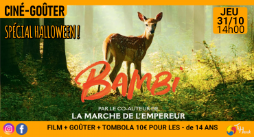 Cinégoûter spécial "Halloween" : Bambi