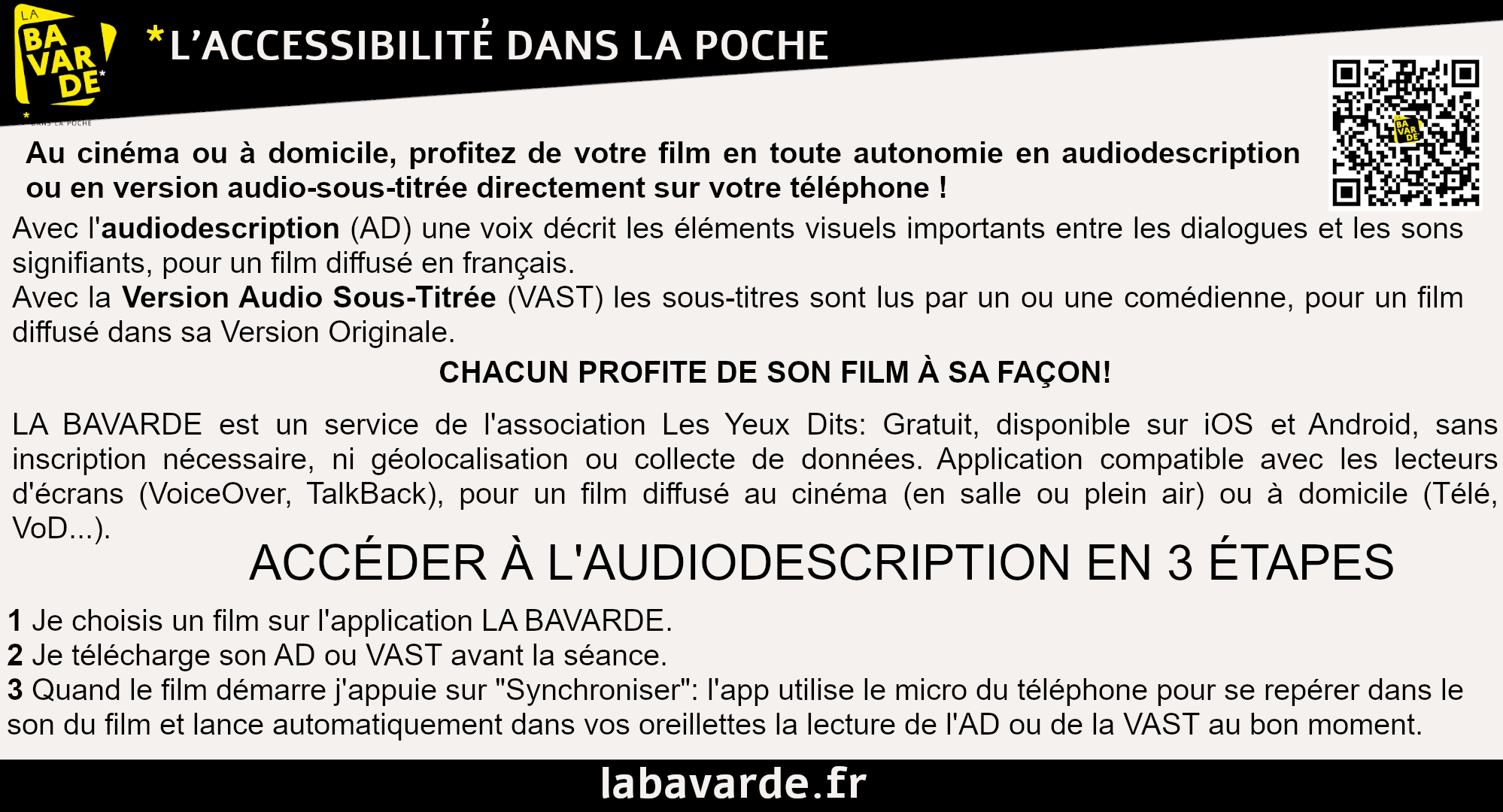 Application "la bavarde"
